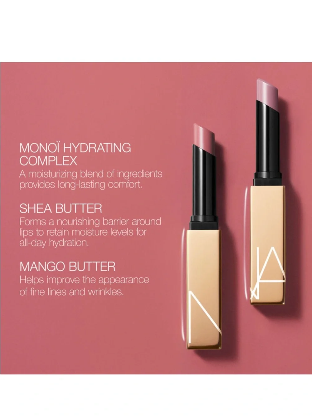 NARS Afterglow Sensual Shine Lipstick-turned on